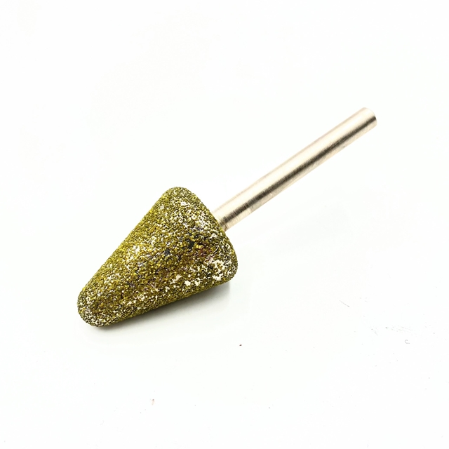 Diamant-Schleifstift galvanisiert Ø 25x35 mm konisch Rundkegel