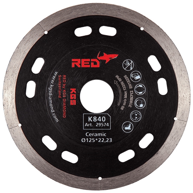 KGS RED FINE CUT K840 CERAMICS