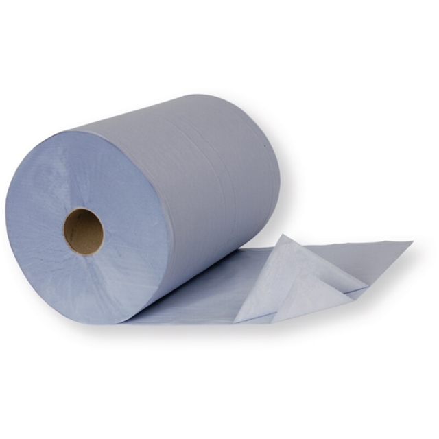 Putztuch XXL Rollen 1Stk Blau 1000 Stk Papier 3-lagig