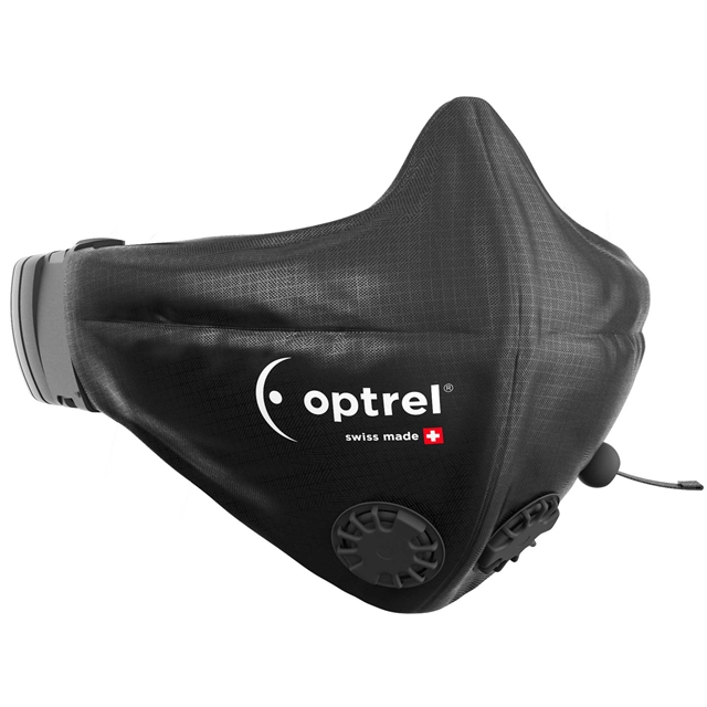 PSA OPTREL SWISS AIR Halbmaske schwarz