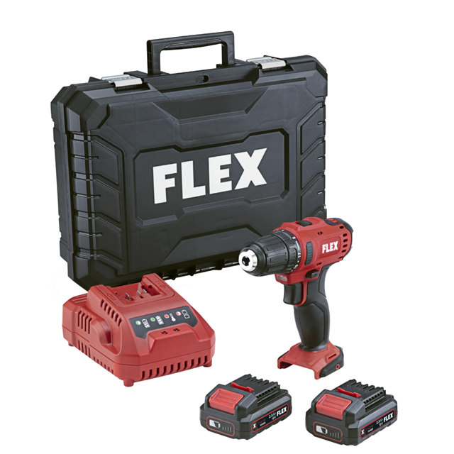 FLEX Akku-Bohrschrauber DD 2G 12.0-LDBC/2.5 Set