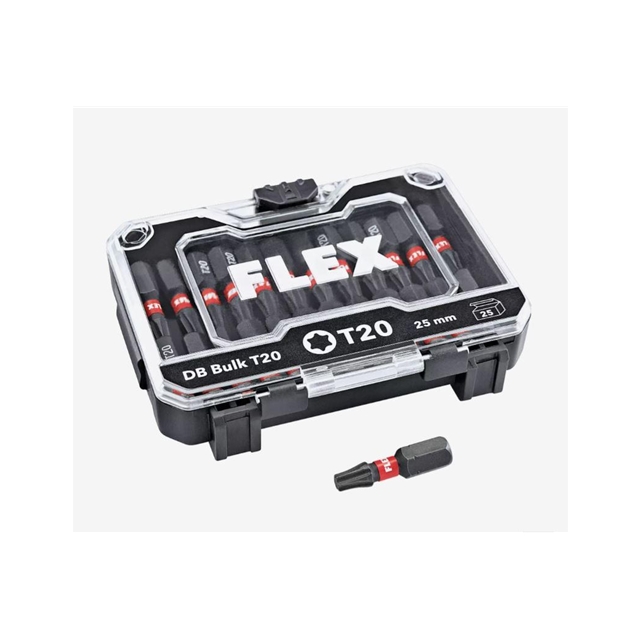 FLEX DB Bulk T20 Bit Set 25mm (25 tlg)