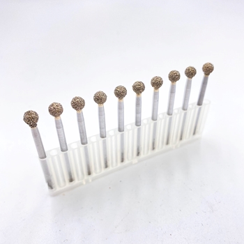 Diamantstift Kugel Ø 5mm, Schaft Ø 3 x30 mm