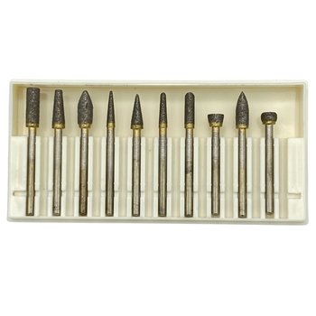 Set 10-teilig Gravurstifte  Diamant gesintert