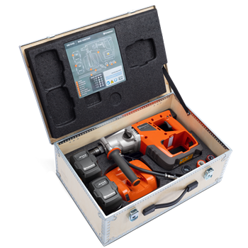 Handgeführter Bohrmotor DM 540I +2X BLI300 QC500