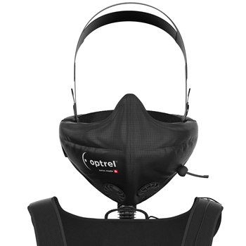 PSA OPTREL SWISS AIR Halbmaske schwarz 1 Stk