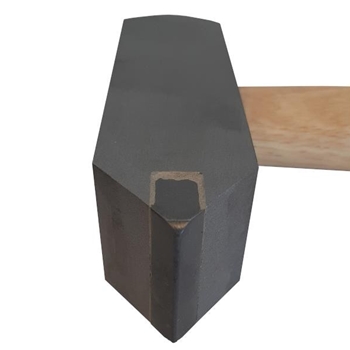 Hartmetall Spalthammer 1200g 40x40 GL 130 mit Stiel