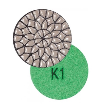 KS Dry Schleifpad Ø50mm Korn 1-7 und Buff