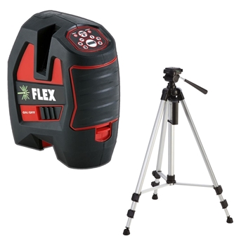 FLEX Aktion Selbstnivellierender Kreuzlinien-Laser ALC 3/1-G/R
