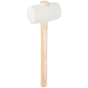 PICARD Gummihammer Grösse 3, 130 x 75mm weiss, zum Festschlagen von empfindlichen Bauteilen